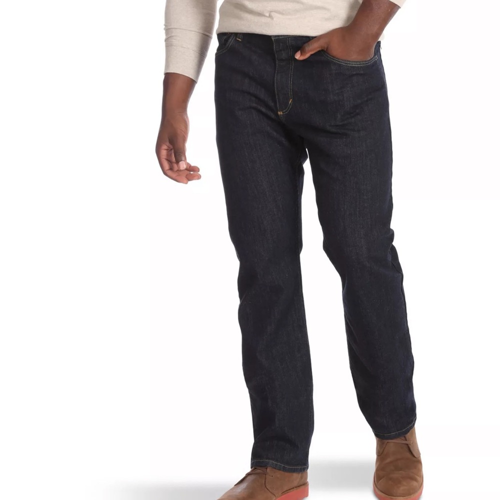 Men's Classic Wrangler Dark Wash Jeans 36x29